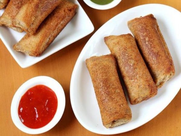 Aloo Bread Rolls Recipe