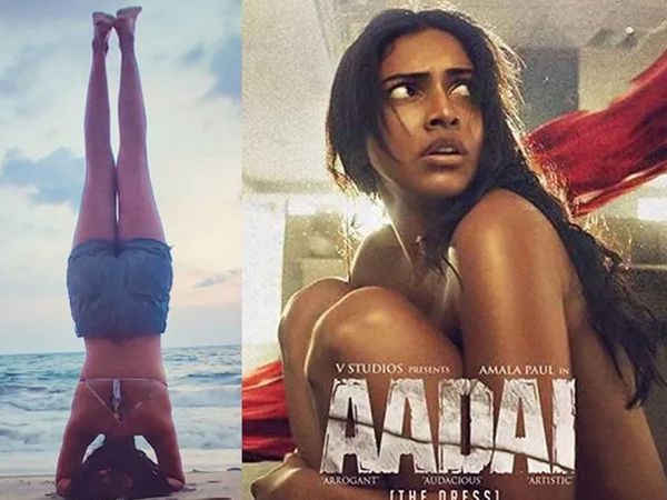 Amala Paul Bikini Yoga