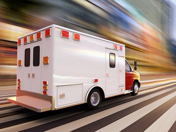 Alcohol inside dead body freezer in ambulance