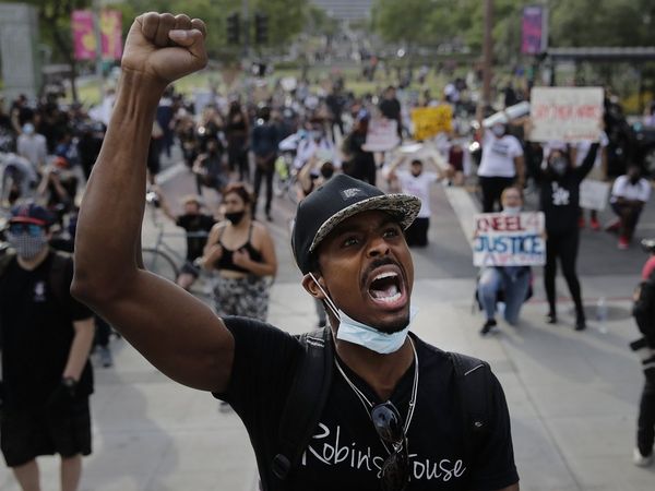 Corona effect of Protest in America