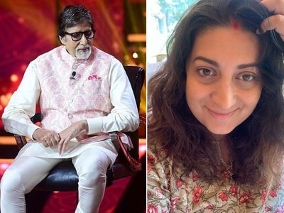 Amitabh Bachchan, Smriti Irani Amitabh Bachchan, Smriti Irani