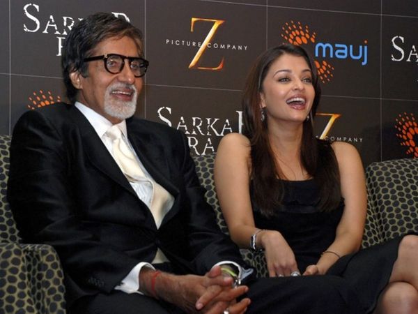 Amitabh Bachchan and Aishwarya Rai