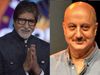 Amitabh Bachchan and Anupam Kher in Aakhree Raasta