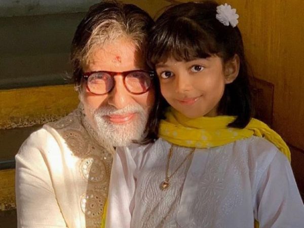Amitabh Bachchan post for Aaradhya Bachchan