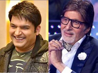 Amitabh bachchan and Kapil sharma Amitabh bachchan and Kapil sharma