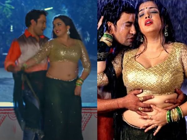 Amrapali Dubey Rain Dance with Nirahua