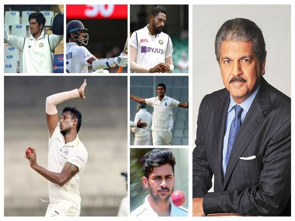 Anand Mahindra and Indian Cricketers 
