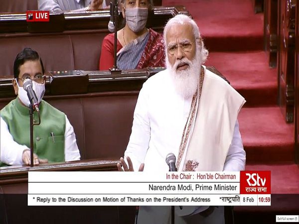 PM Modi in Rajya Sabha says A new jamaat of Andolanjeevi come up in India who are present in every protest