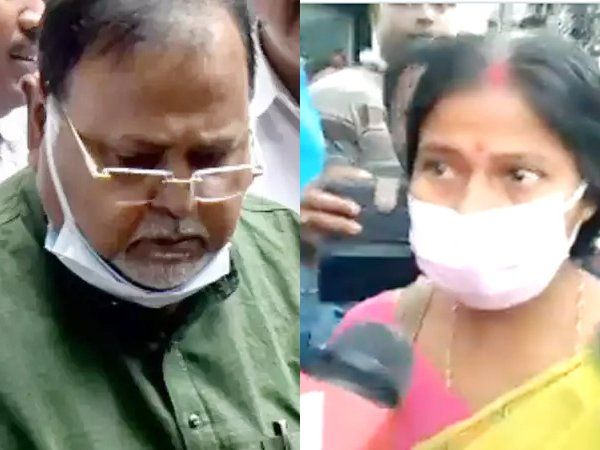 Angry woman threw slippers at Partha Chatterjee