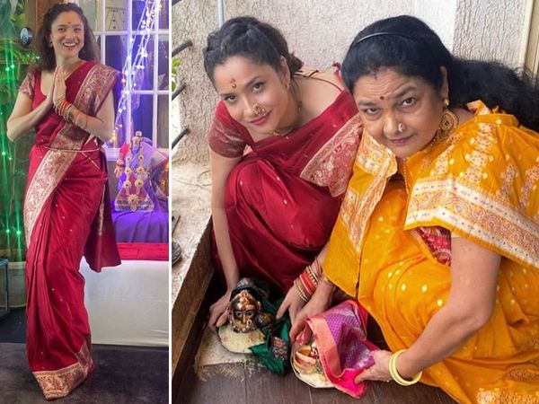 Ankita lokhande Mahalaxmi pooja Gauri Ganpati 2020 For Sushant Watch Video