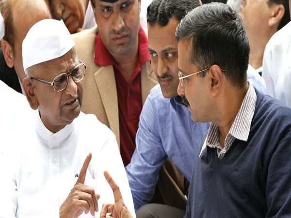 Anna Hazare And Arvind Kejriwal 