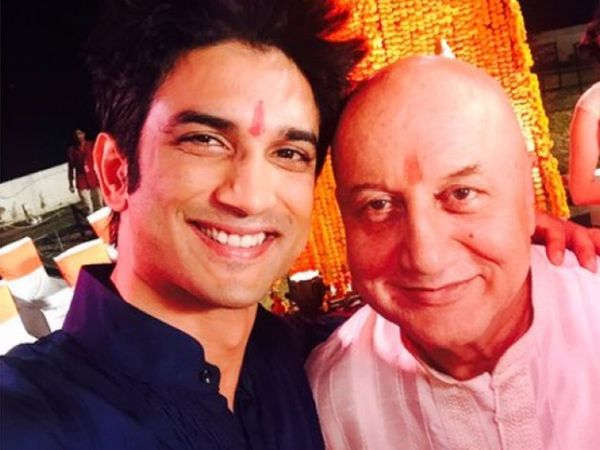 Anupam Kher, Sushant Singh Rajput