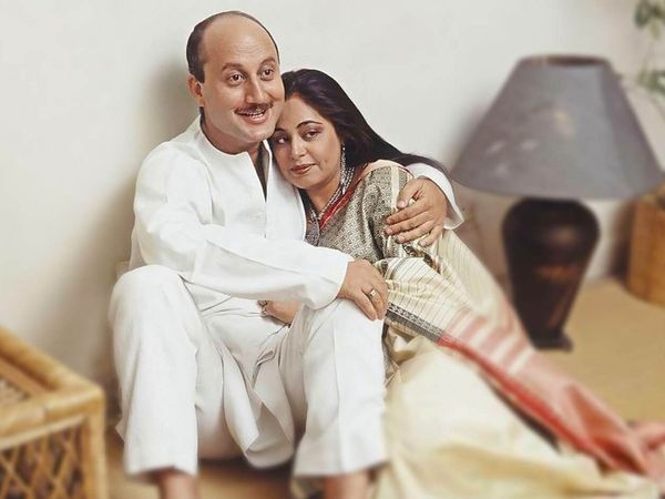 Anupam Kher and Kiran Kher
