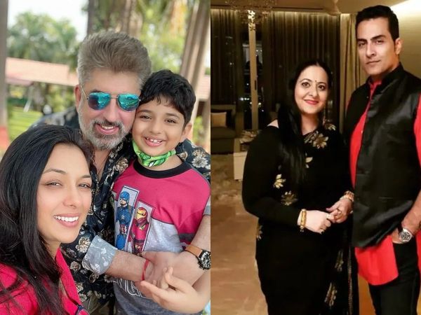 Anupama Rupali Ganguly and Vanraj Real life family