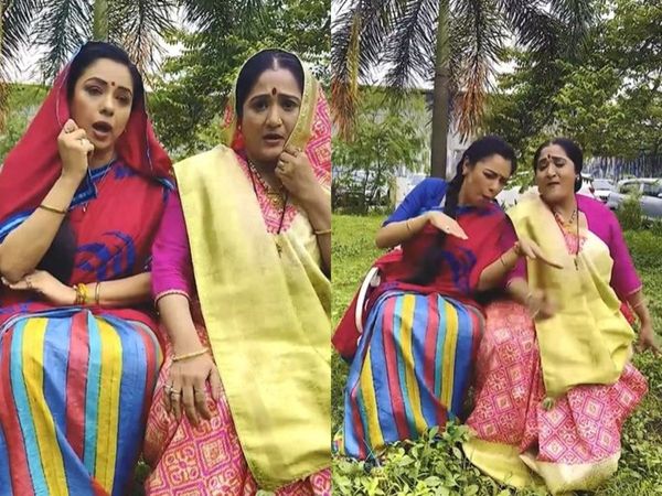 Anupama Rupali Ganguly and Alpana Buch viral video