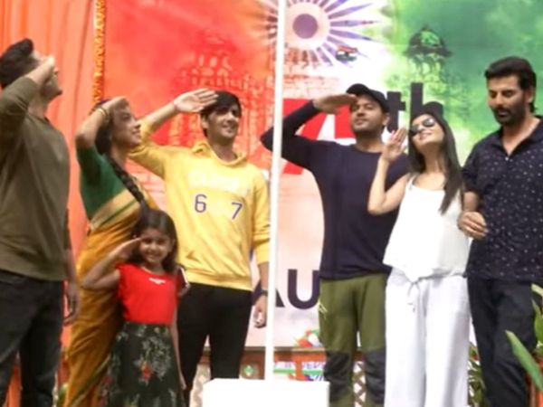 Anupamaa Cast Celebrates Independence Day 2022, Rupali Ganguly And Gaurav Khanna Independence Day 2022 Celebration