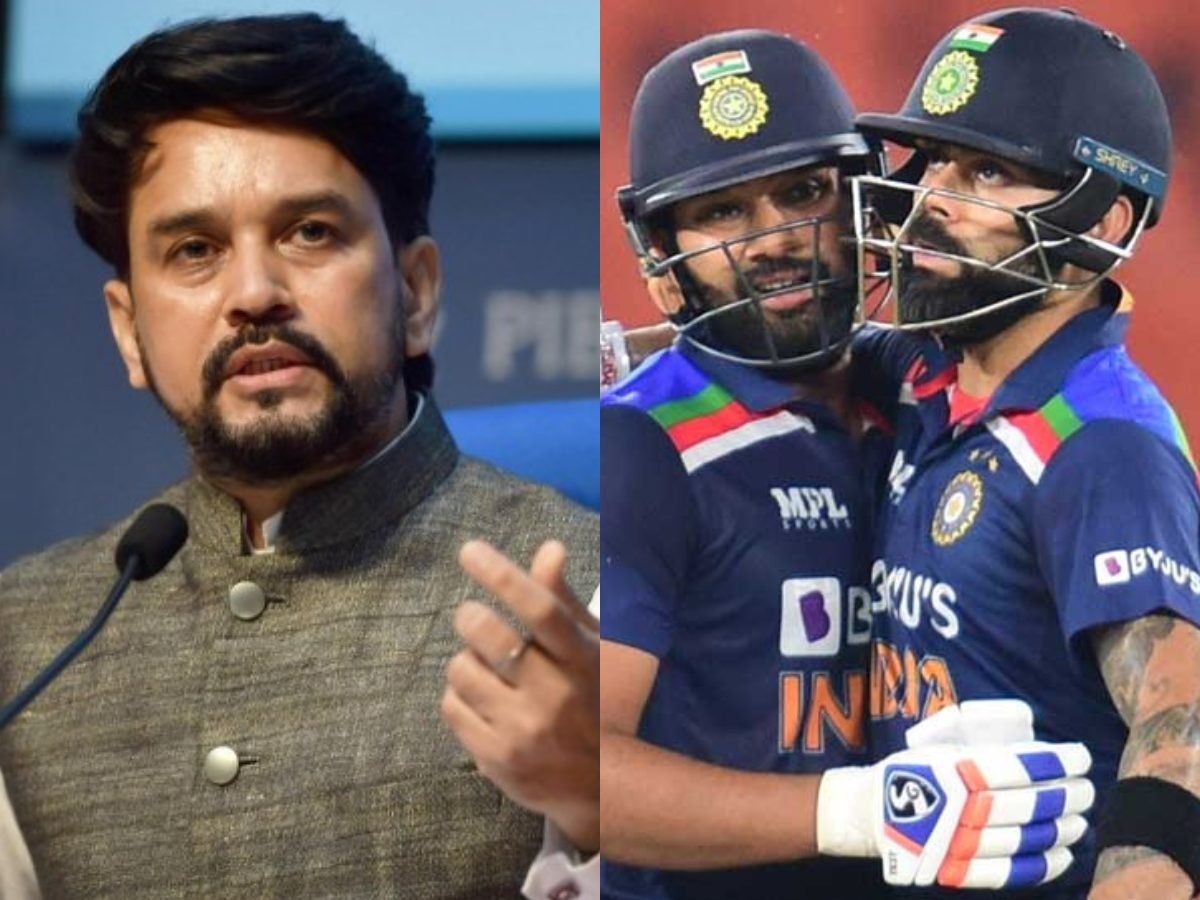 VIRAT vs ROHIT: कोहली-रोहित विवाद पर अब खेल मंत्री अनुराग ठाकुर बोले- 'खेल से बड़ा कोई नहीं', BCCI से कर डाली ये गुजारिश