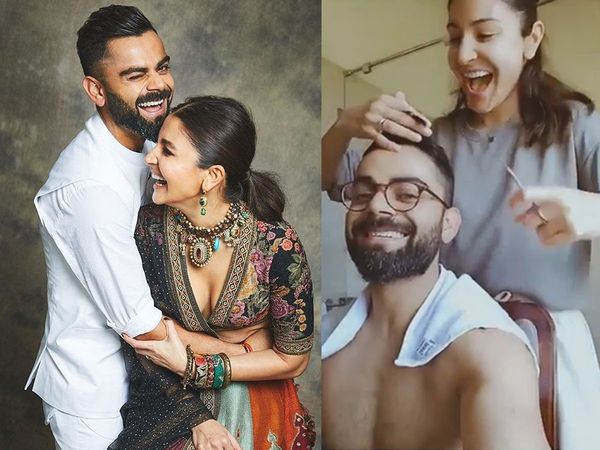 Anushka Sharma turns hairstylist for Viral kohli