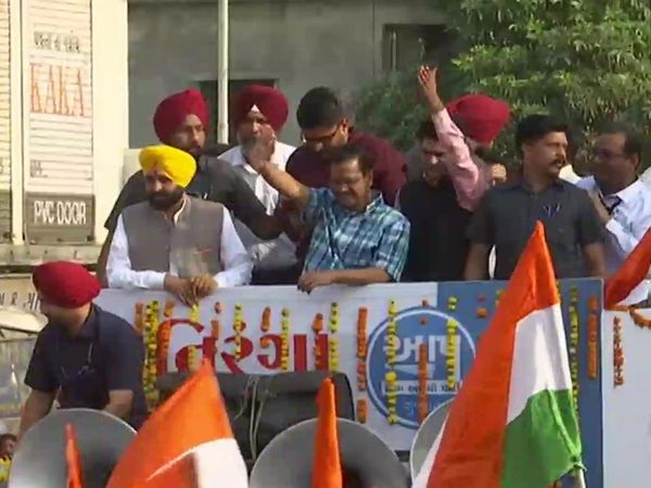 AAP's 'Tiranga Yatra' in Ahmedabad, Bhagwant Mann said Delhi and Punjab sorted, now we are preparing for Gujarat