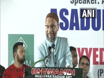 AIMIM chief Asaduddin Owaisi Rally in Bhiwandi Maharashtra says who is the bride on NCP Shiv Sena alliance AIMIM chief Asaduddin Owaisi Rally in Bhiwandi Maharashtra says who is the bride on NCP Shiv Sena alliance