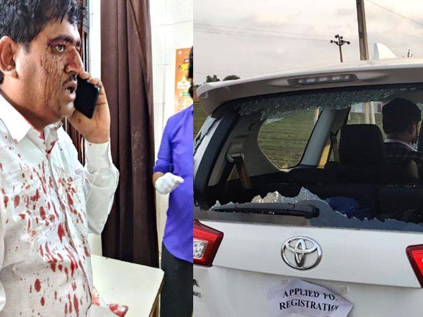Attack on AAP:गुजरात में AAP की 'जन संवेदना यात्रा' पर हमला, आप का बीजेपी पर आरोप-VIDEO