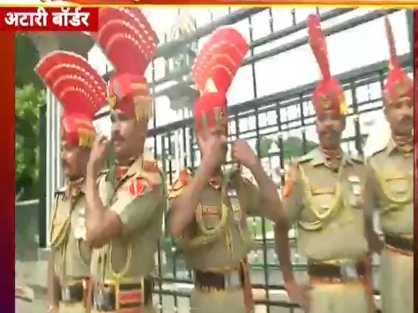 Tricolor is waving proudly from LAC to LoC, enthusiasm of the celebration of independence at Attari border