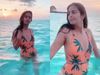 avika gor maldives video goes viral on social media, avika gor in swimsuit enjoying at maldives