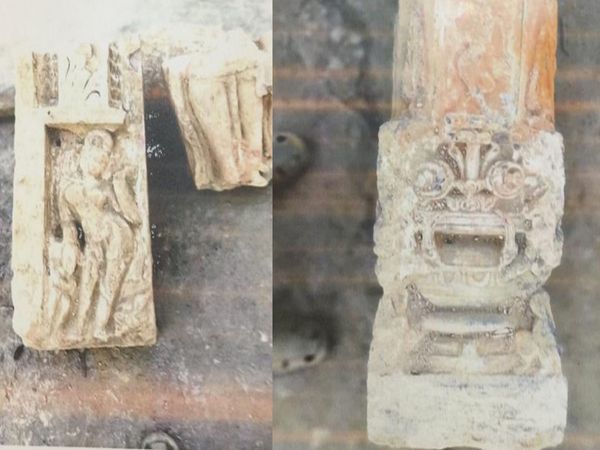 Land levelling for Ayodhya Ram temple VHP released photos of fragmented statues of gods 