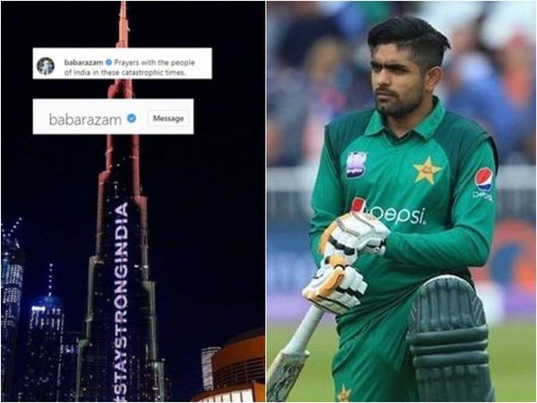 Babar Azam tweets in support of India