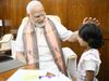 BJP MP daughter meeting pm modi