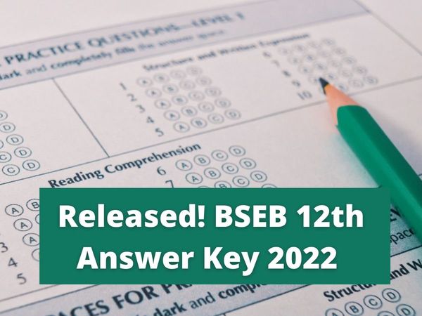 BSEB 12th Answer Key 2022 declared, bihar board 12th answer key pdf download,