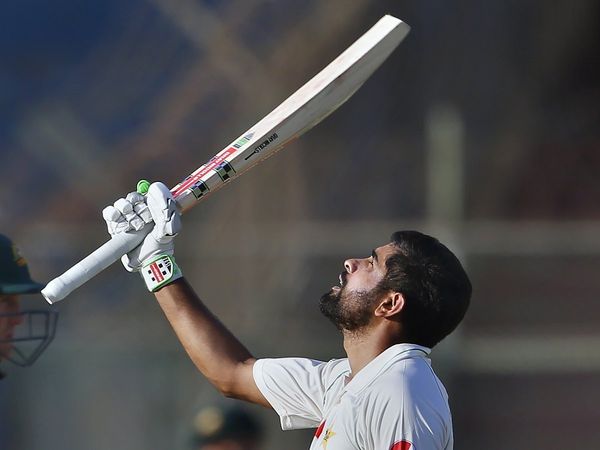 Babar Azam scores century against Australia in Karachi test