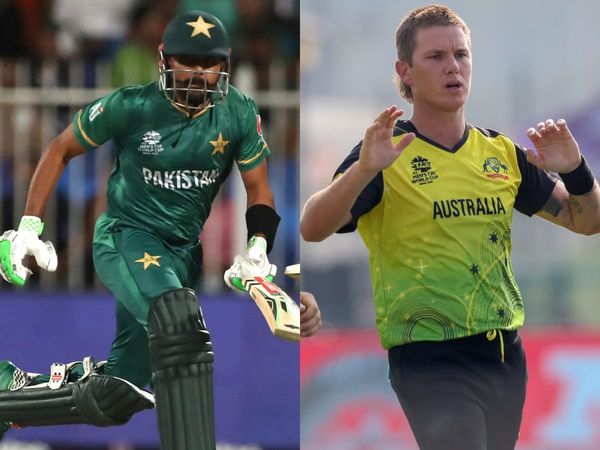 Babar Azam and Adam Zampa