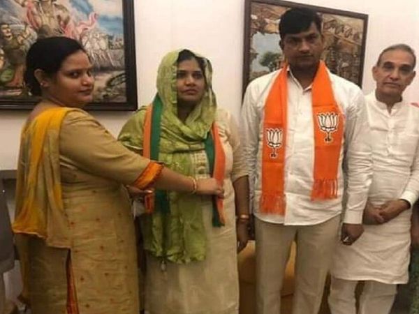 Jayant Choudry's RLD Jila Panchayat President Candidate Mamta Kishor Joins BJP
