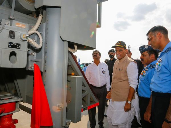 IAF inducts Barak 8 air defence system Rajnath Singh terms it game chnager