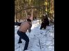 Viral Video Two People Doing Workout Bear Get Angry then What Happened Watch Viral Video
