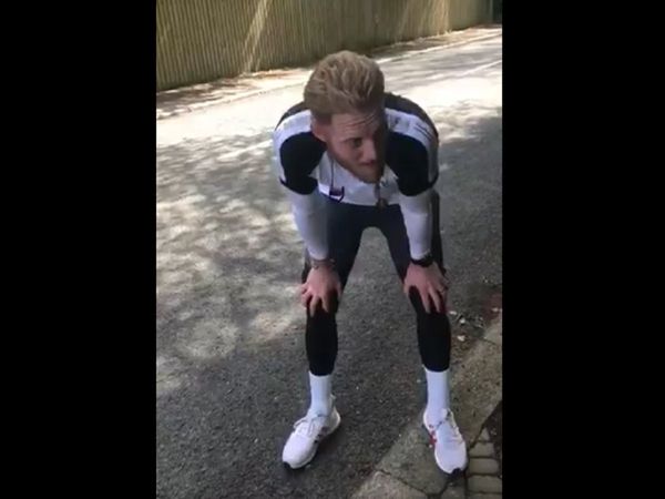 Ben Stokes runs half marathon