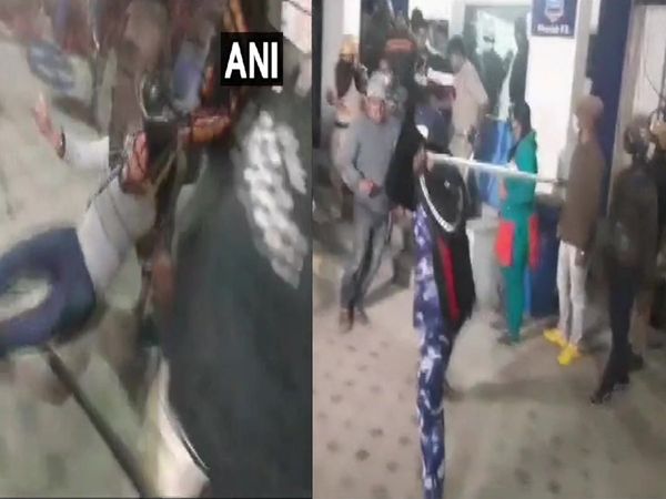 West Bengal Several  BJP workers including women were injured after they were lathi-charged by Police in Khardah