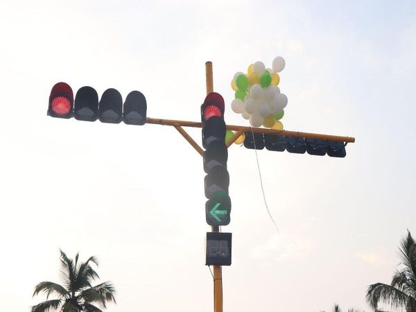  negligent in following traffic rules