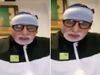 Amitabh Bachchan Nanavati Hospital Mumbai video Big B applaud COVID-19 warriors