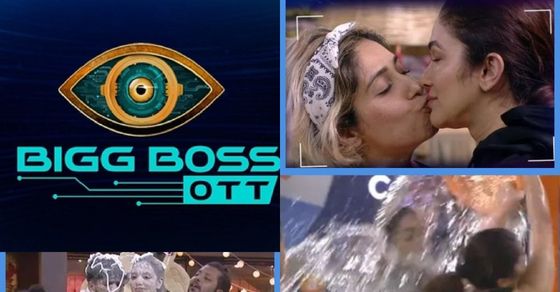 Bigg Boss OTT contestants update in hindi |  Bigg Boss OTT first week Update: Kiss of two girls in Bigg Boss house!  Bigg boss 15, bigg boss ott contestants list in hindi, bigg boss ott contestants