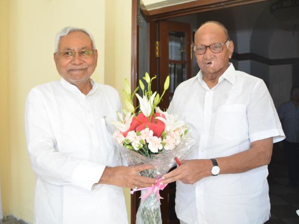 Nitish Kumar met Sharad Pawar, said all I want is that most of the opposition should unite