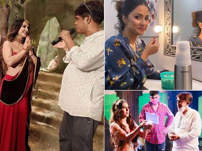 Naagin 5 behind the scenes Hina khan TV Actress Photos & videos Viral Naagin 5 behind the scenes Hina khan TV Actress Photos & videos Viral