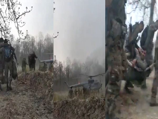 Bijapur Naxal Attack Anil Kumar Dubey, A Video of injured soldier gone viral