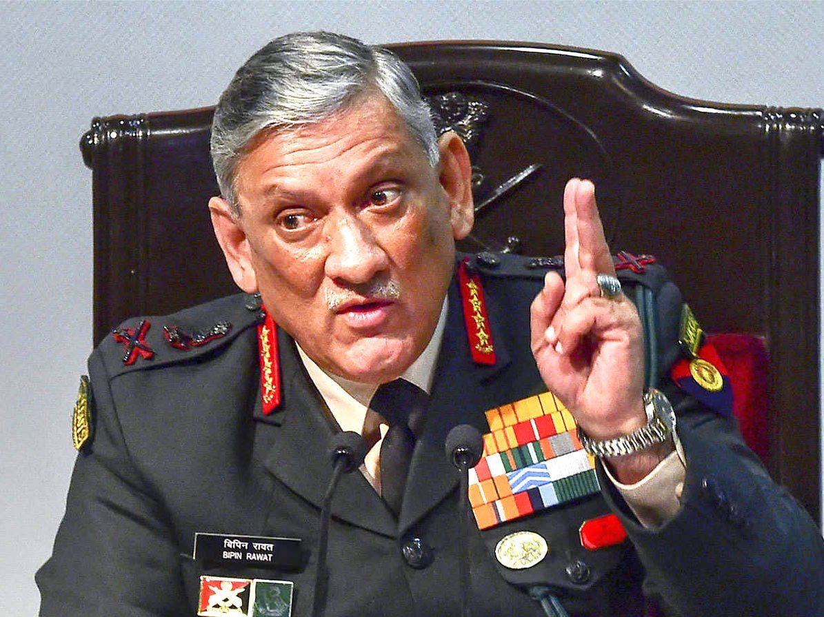 चीन के साथ गतिरोध पर जनरल रावत की दो-टूक कहा- "भारत किसी भी दबाव के आगे नहीं झुकेगा"