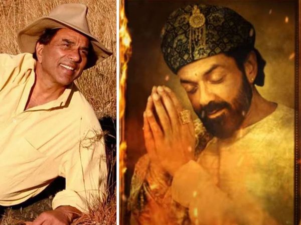 Bobby Deol and Dharmendra