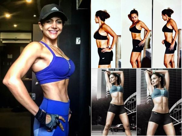 Bollywood actress with toned abs