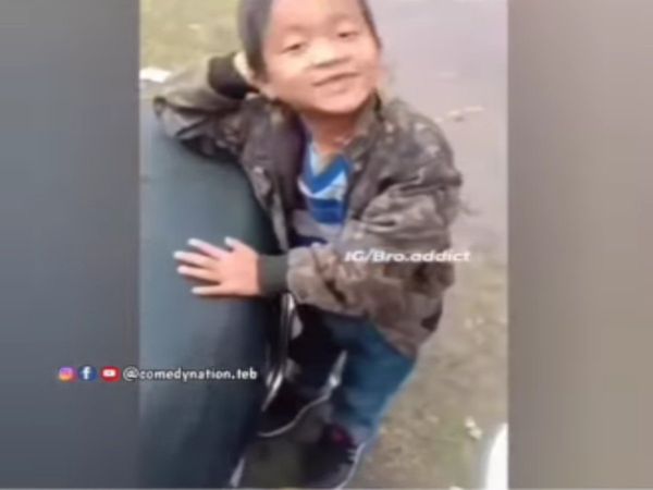 Funny Video Little Boy Use English Word In Unique Way Video Goes Viral