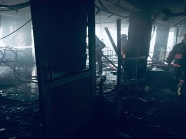 Delhi Fire breaks out in the third floor of Brahma Shakti Hospital in Rohini