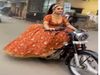 Bride Video Bride Bike Ride Video Goes Viral 